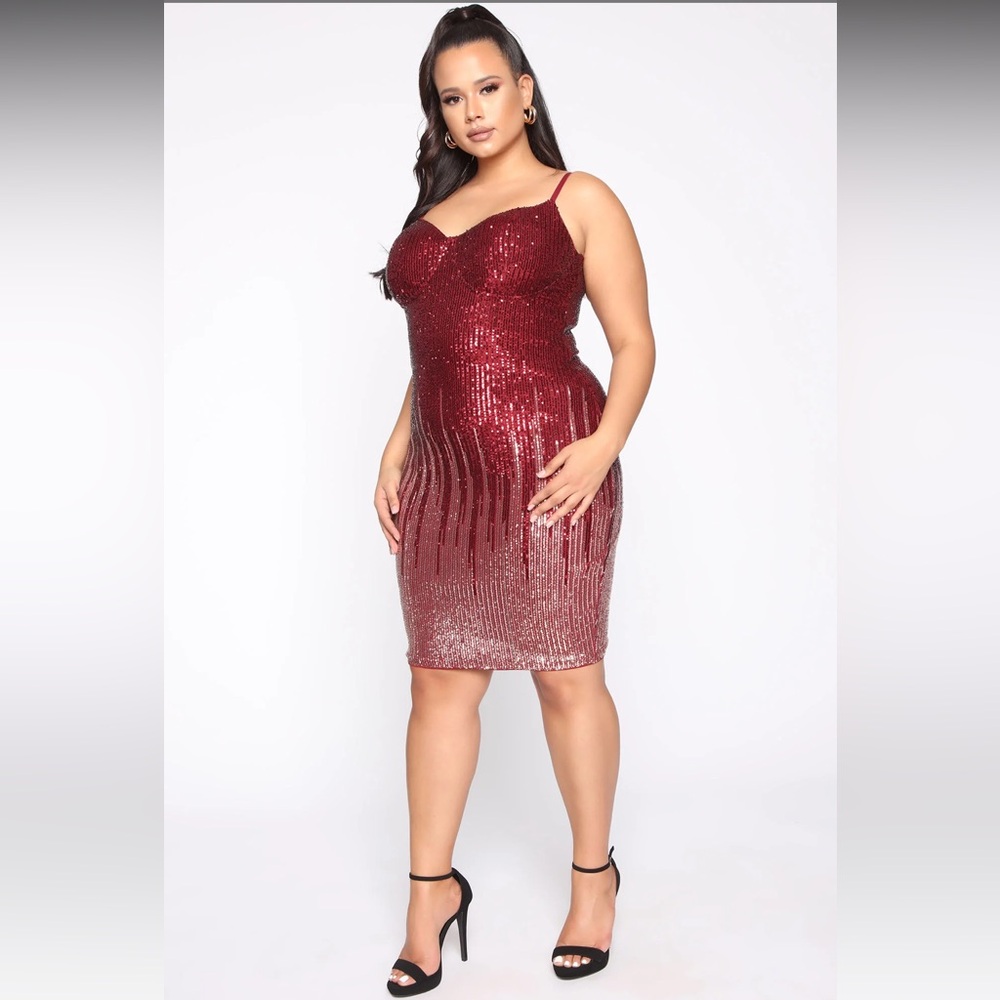 NWT Fashion Nova Sequin Midi Dress